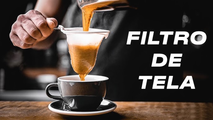 Colador Angosto de Tela para Café