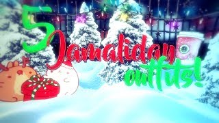 5 Holiday Animal Jam Outfits | Animal Jam 🎄❄️