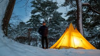 −3℃・508A ＋ヒーターアタッチメントで過ごす (Big Agnes Yahmonite3)