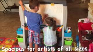 Junior Artists Review of the NEW Step2 Jumbo Art Easel
