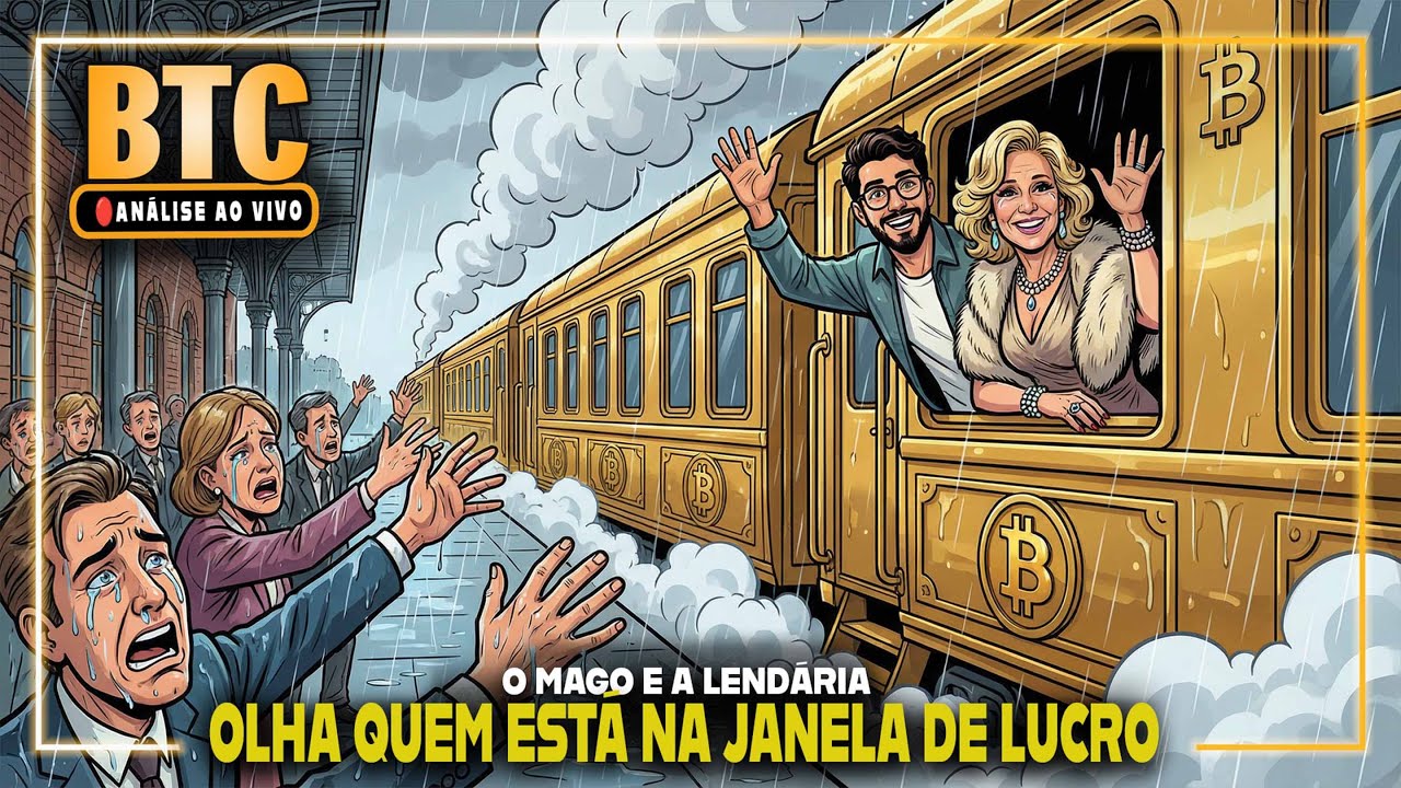 🤔 PERDEU O TREM DO BITCOIN, E AGORA? 🔵 ANÁLISE AO VIVO DO BTC