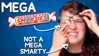 The candies are HUGE! | Vat19 tastes Mega Smarties!