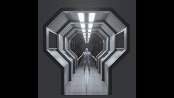 Blender - Speed modeling: Sci Fi Corridor