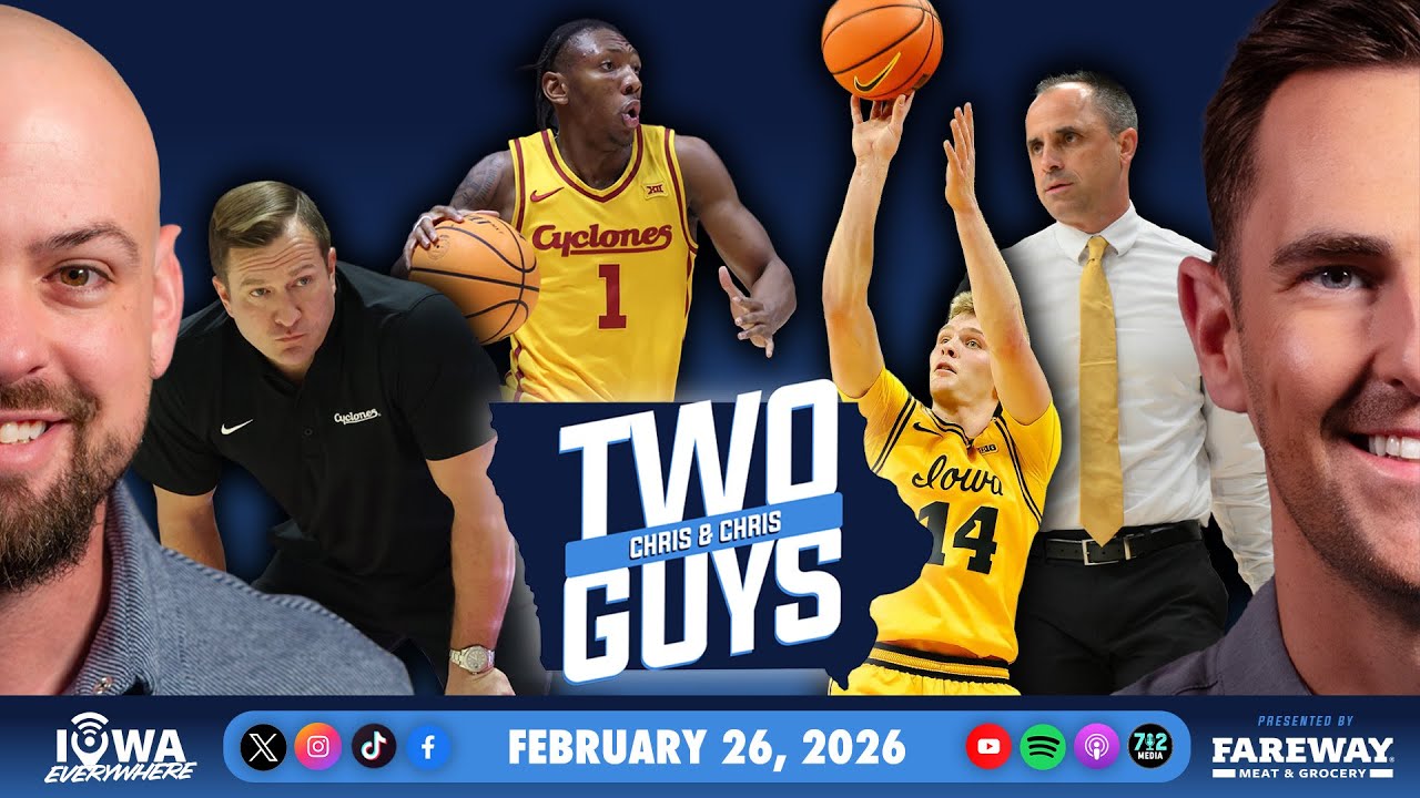 Iowa blows out Ohio State to secure 20th win, Iowa State's Top 20 showdown vs. Texas Tech | Two Guys