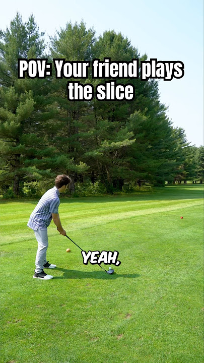 “If you can’t beat the slice…” ⛳️ #golf #golfing