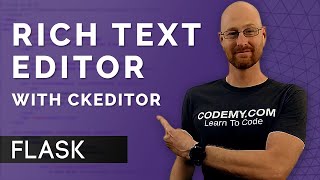 How To Add A Rich Text Editor - Flask Fridays #32 screenshot 4