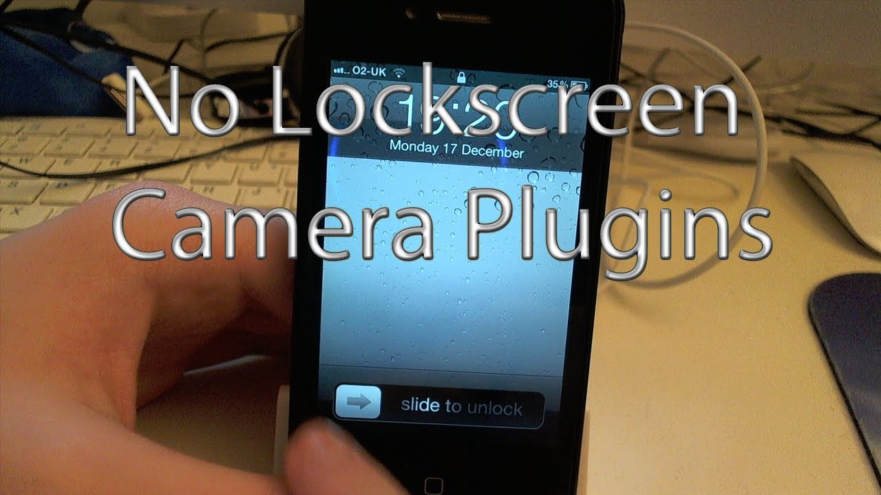 Remove The Camera Slider From The Lockscreen | No Lockscreen Camera Plugins Cydia Tweak Review
