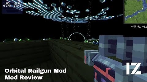 Orbital Railgun Mod (Fabric 1.20.1 + Gecko Lib Mod) | Mod Review (No Commentary)