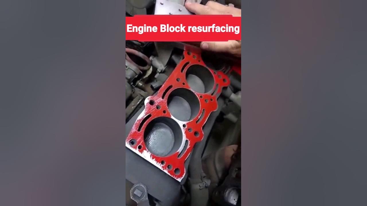 Engine Block Resurfacing #car #mechanic #shorts - YouTube