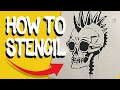 How to make your own Stencil Art - Step by Step