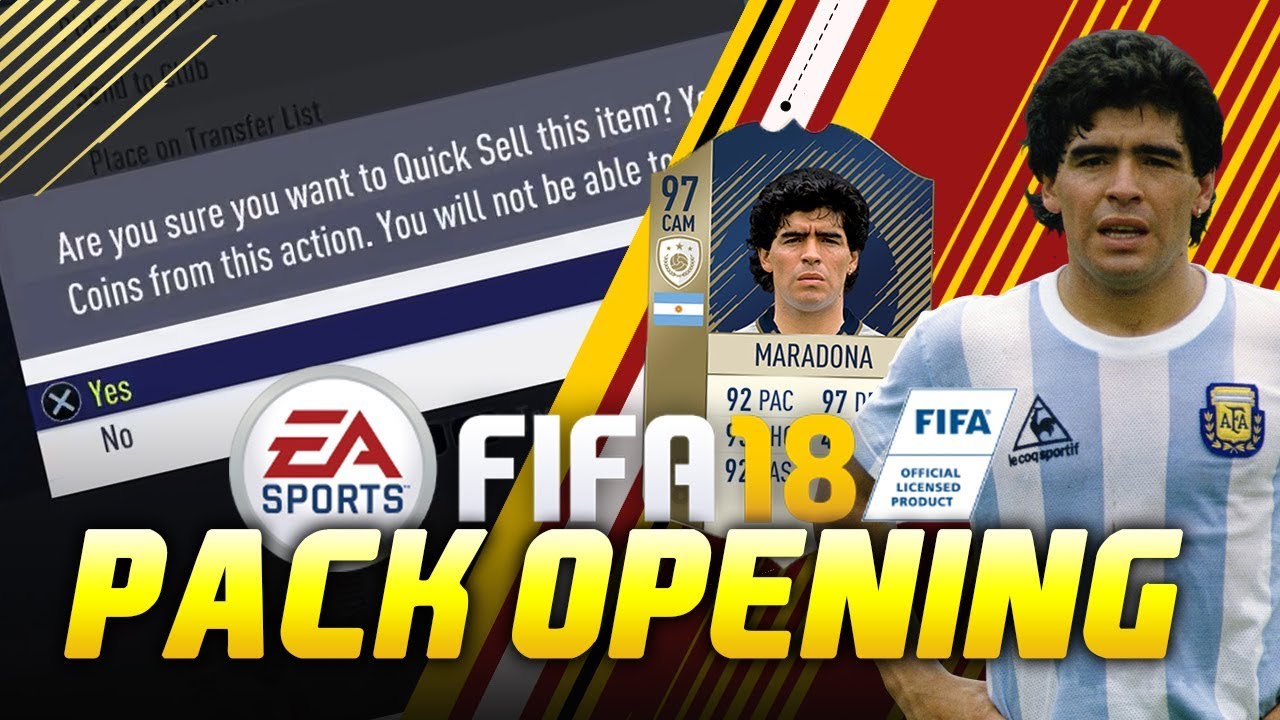 FIFA 18 SICKEST PACK OPENING | DISCARDING ICONS Ft. MARADONA, PELE, HENRY AND MORE!!