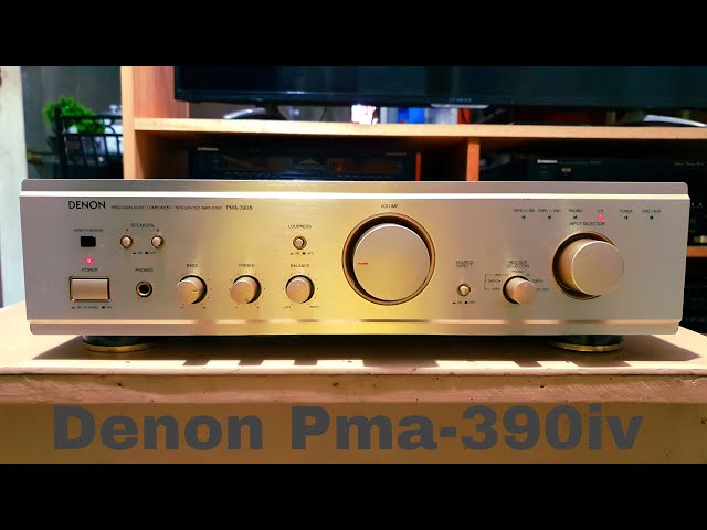 Denon Stereo Integrated Amplifier. PMA-390IV - YouTube