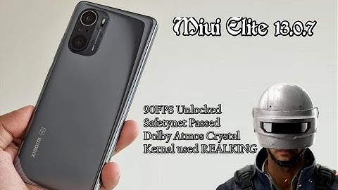 MIUI 13.0.7 ELITE Edition | ON MI 11X | POCO F3 | REDMi K40 | 90FPS Unlocked | Safetynet Passed |