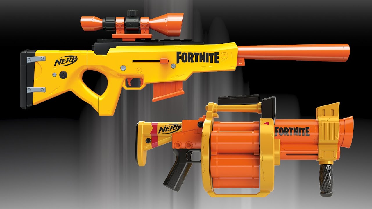 Nerf Fortnite GL, BASR-L, and SR | Toy Fair 2020 PREVIEW ...