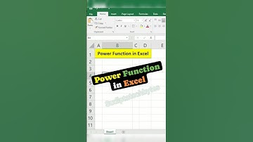 How to Use Power Formula in Excel Sheet.#shorts #viral #powerful