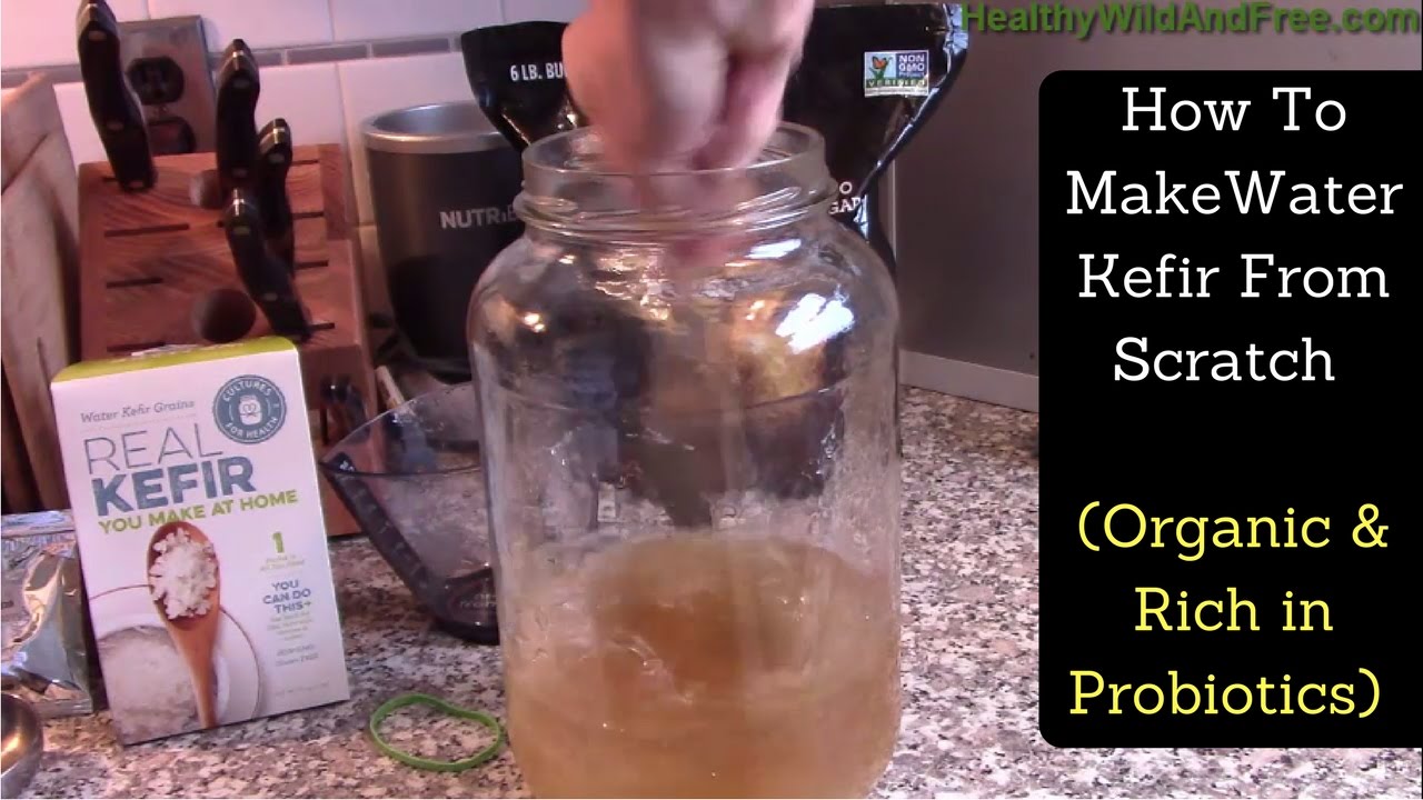 How To Make Water Kefir From Scratch (A Drink Rich in Probiotics) YouTube