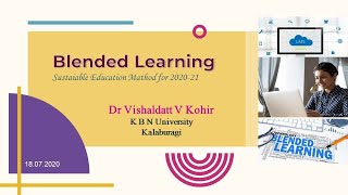 Blended Learning for sustainable education method for 2020-21