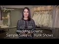 What is a Sample Sales vs Trunk Shows?