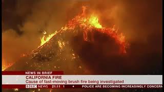 Extreme weather 2018 - (another) california wild fire (usa) bbc news
23rd september