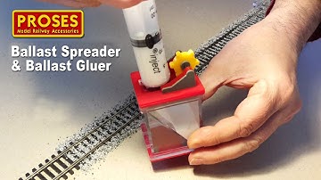 Ballast Spreader & Gluer by Proses The fastest and easiest way to ballast your tracks.