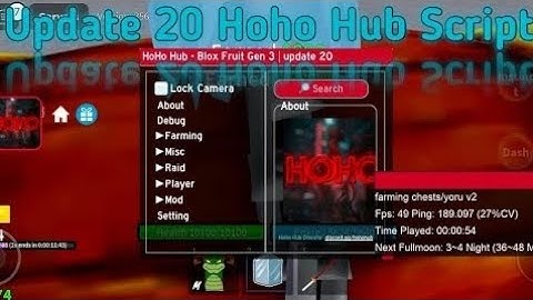 Update 20 Hoho HUB Script | Hydrogen - Fluxus - Delta - Arceus x - Codex Executor