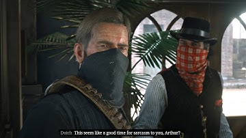 Red Dead Redemption 2 - Failed Bank Robbery Mission (RDR2)