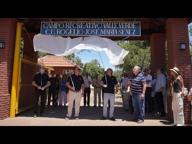 Acto de imposición de nombre al Campo Recreativo C.U. Rogelio Senéz