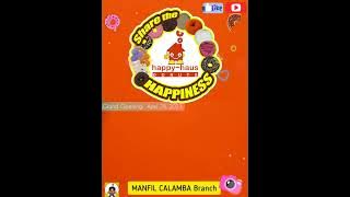 HAPPY HAUS DONUTS - MANFIL CALAMBA Branch#sharethehappiness  #HappyHausDonuts