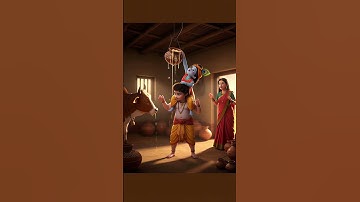 Little Krishna | Makhan Chor | Yashoda Ka Nandlal | Kids Stories | #shorts #moralstories