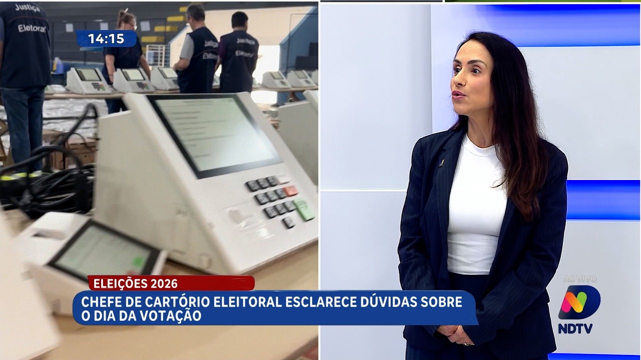 Eleições 2026: chefe de cartório esclarece dúvidas sobre votação