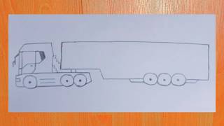 Tır çizimi - Truck drawing #truckdrawing #tırçizimi