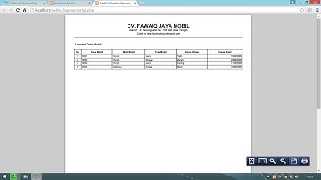 Membuat Report (Laporan) PDF dengan PHP