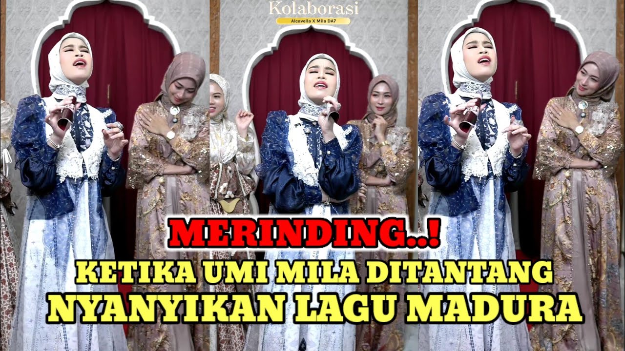 MERINDING❗Ketika Umi Mila Ditantang Nyanyikan Lagu Madura
