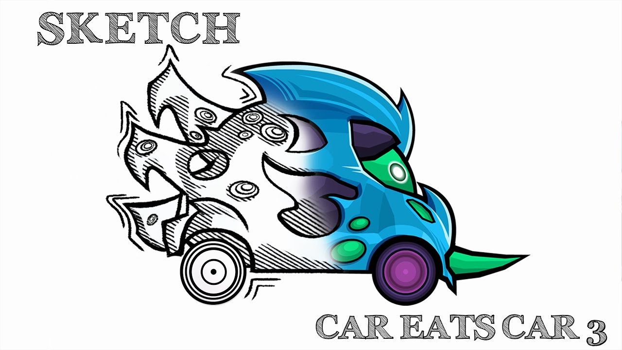 New Car sketch | Car Eats Car 3 - YouTube