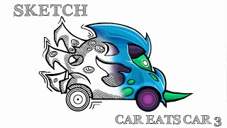 New Car sketch | Car Eats Car 3