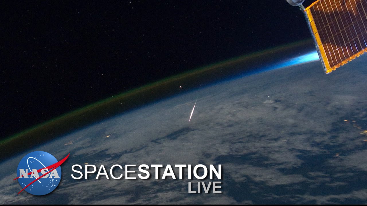 Space Station Live The Stuff of Meteors YouTube