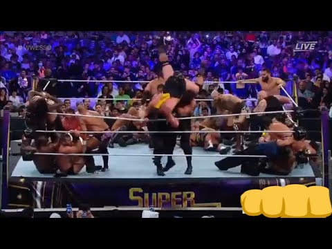 WWE - 50 man battle royal super showdown 2019 HD