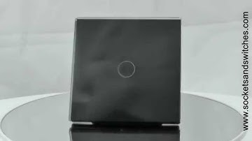 RetroTouch Black Glass Sockets & Switches