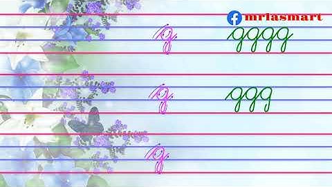 Cursive g | Precise Formation | Merryland Academy Digital Classroom