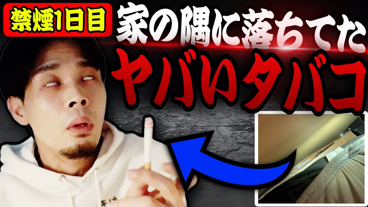 【禁煙1日目】元ヤニカスの家の隅から出てきた「特級呪物級のタバコ」を吸ってみた