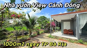 Nhà Vườn 1000m2 Trái Cây- View Ruộng- View Suối