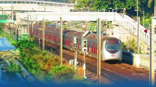 {EAL} Southbound SP-1900 train (E217-E219) passing Tai Hang