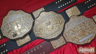 Big Gold Belt Replica Crumrine Comparison - Fandu Luxe / Groovy G / Shop WWE Belt