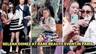 Selena Gomez Attends At Rare Beauty Event In Paris, France