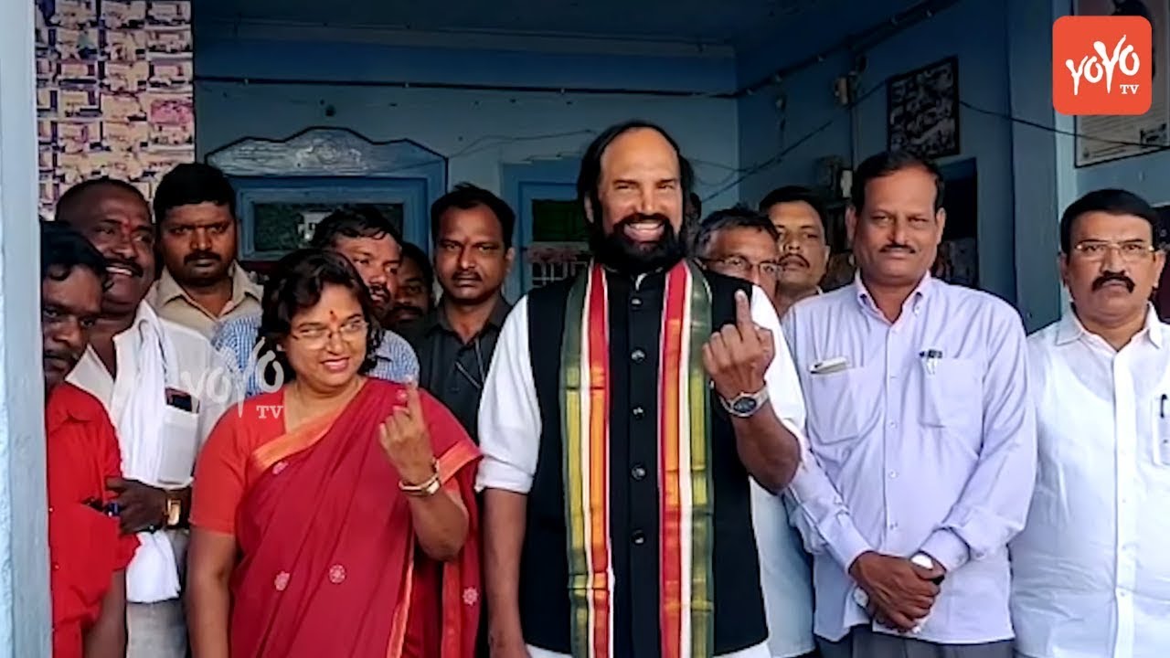 Uttam Kumar Reddy Cast His Vote | Uttam Padmavathi Reddy | Telangana MP Election 2019 | YOYO TV