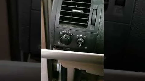 Replacing an '07 Chevy uplander light switch