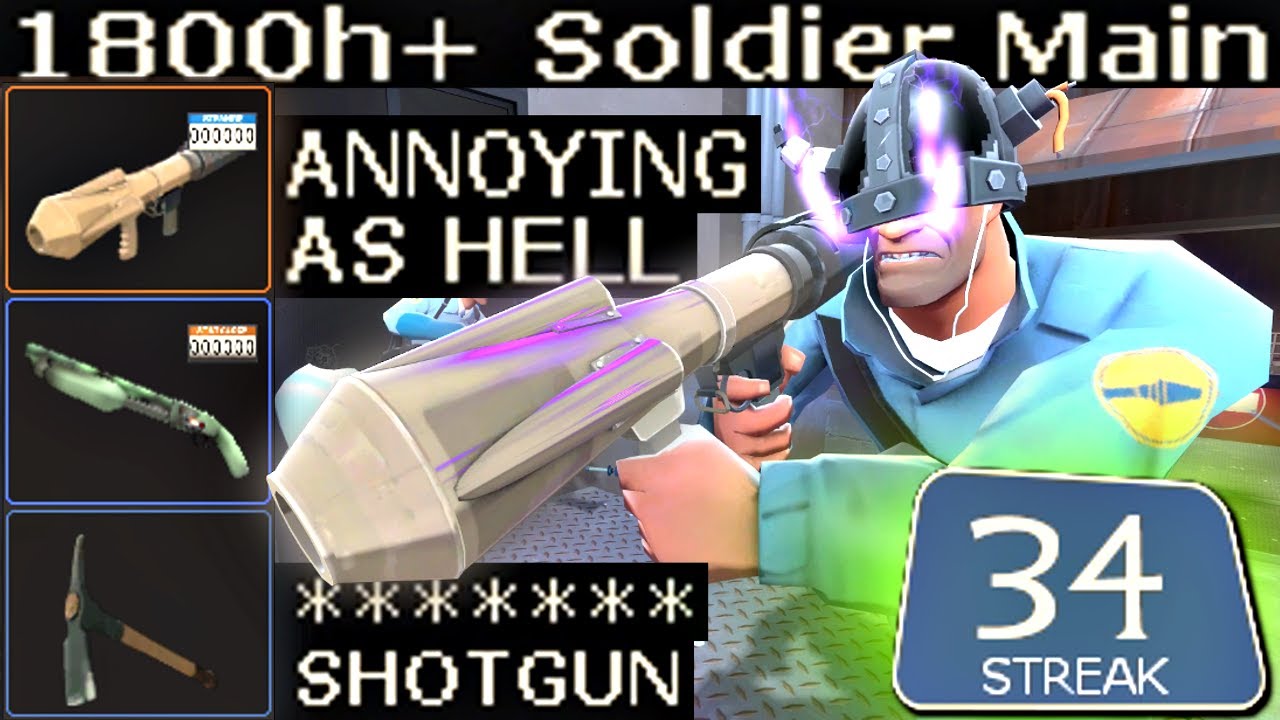 The Annoying Shotgun🔸1800+ Hours Soldier Main Experience (TF2 Gameplay)