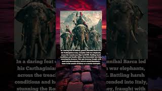 Hannibal Crossed the Alps with ELEPHANTS Like It Was No Big Deal 🐘⛰️ #shorts