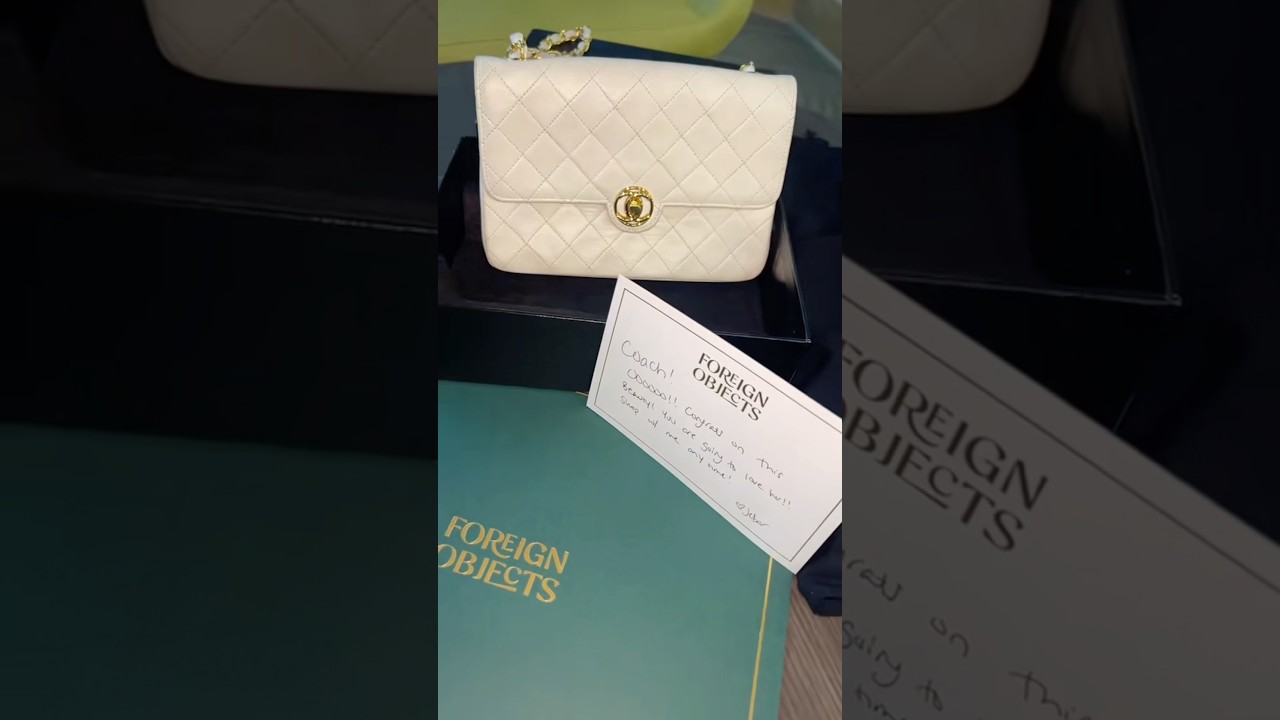 Vintage white chanel. Vintage is always the best quality