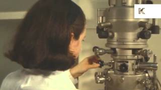 1960s Woman Scientist Works in Laboratory, Research, Medicine